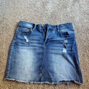Mini Jean Skirt